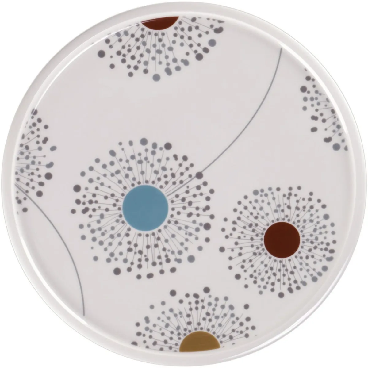Assiette coupe plate blanc porcelaine vitrifiée Ø 31,7 cm stone Ease Décor Spring - RAK Best