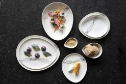 Assiette coupe plate blanc porcelaine Ø 32 cm Silk - ACCOLADE Sale