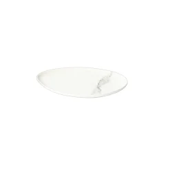 ACCOLADE Assiette coupe plate blanc porcelaine Ø 23 cm Silk Hot