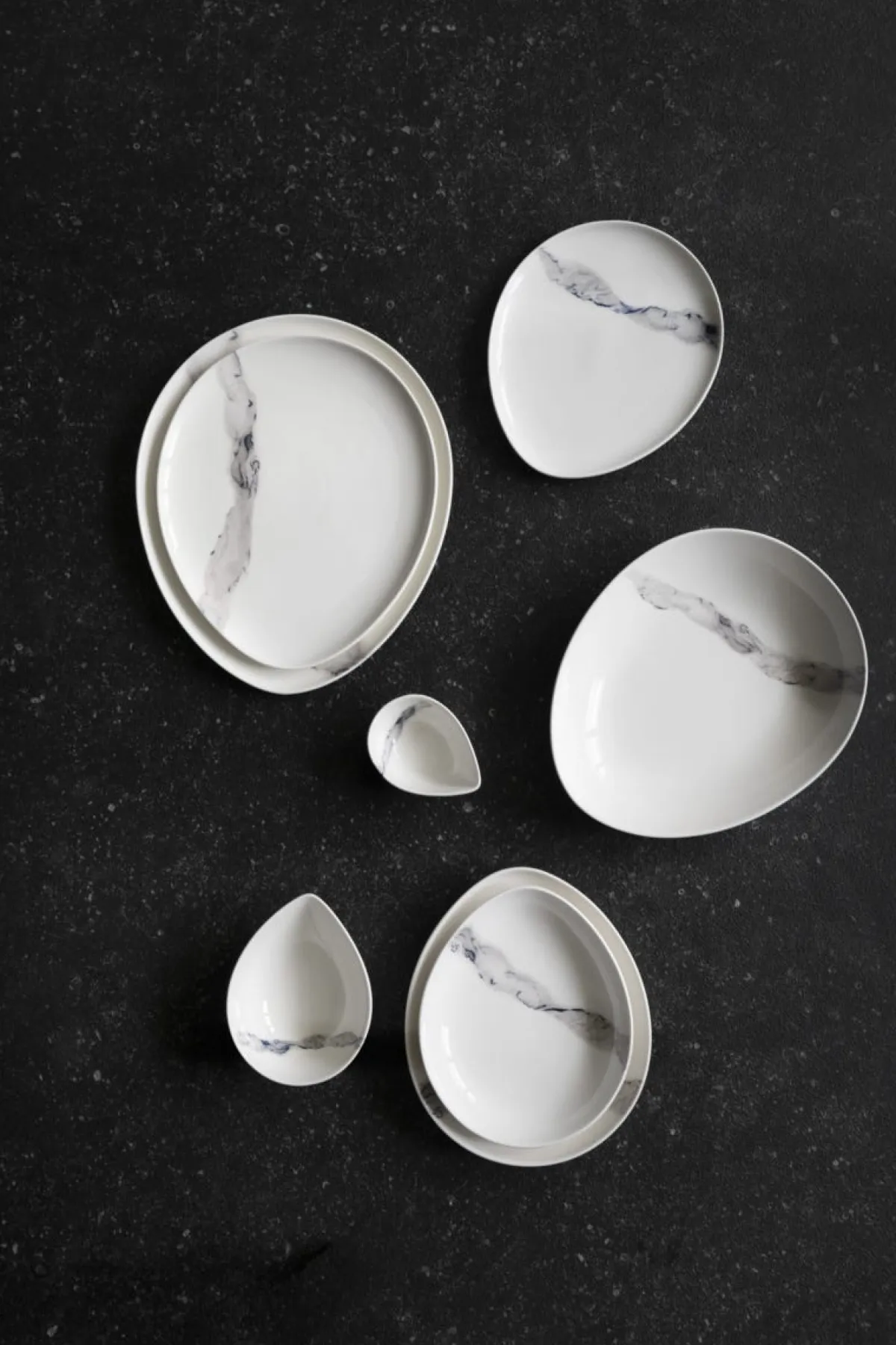 Assiette coupe plate blanc porcelaine Ø 28 cm Silk - ACCOLADE