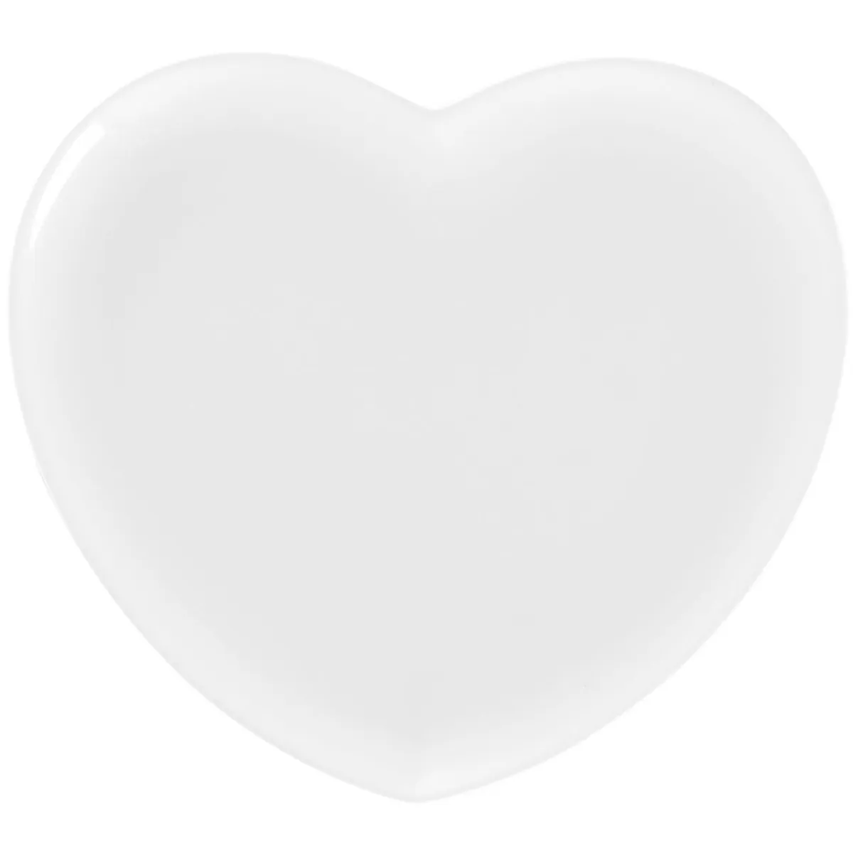 Assiette coupe plate blanc porcelaine 23x20,5 cm Cliché - RAK Sale