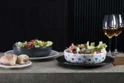 Assiette coupe plate blanc porcelaine vitrifiée Ø 20,4 cm stone Ease Décor Summer - RAK New
