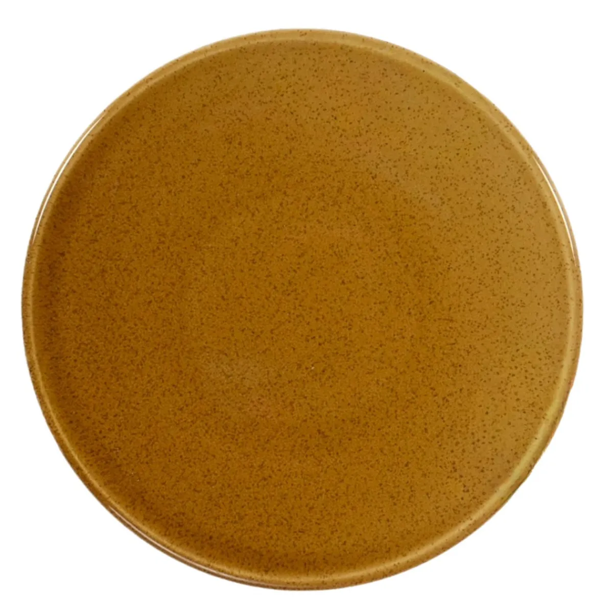 Assiette coupe plate caramel grès renforcé Ø 16 cm Twist - ESSENTIALS COLLECTION Online