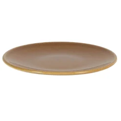 Assiette coupe plate caramel grès renforcé Ø 16 cm Twist - ESSENTIALS COLLECTION Online