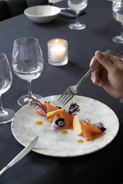 Assiette coupe plate gris grès émaillé Ø 27 cm Sirocco - ACCOLADE Outlet
