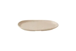 CHURCHILL Assiette coupe plate organique Nutmeg Cream porcelaine vitrifiée Ø 26 cm 26x15 cm Stonecast Natural Outlet