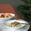 Assiette coupe plate ovale blanc porcelaine 23x18 cm Gusto - ACCOLADE New