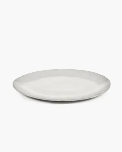 SERAX Assiette coupe plate ovale écru grès émaillé Ø 27,5 cm La Mère New