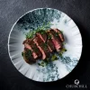 Assiette coupe plate porcelaine vitrifiée Smoke - CHURCHILL Sale
