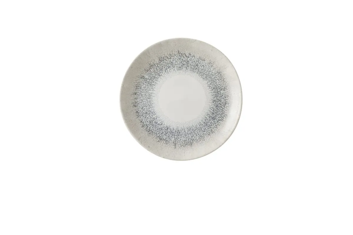Assiette coupe plate rond Agate grey porcelaine vitrifiée Ø 21,7 cm Fusion - CHURCHILL Sale