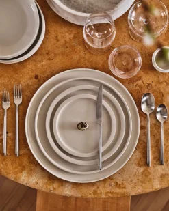 Assiette coupe plate rond Alabaster porcelaine Ø 28 cm Dune - SERAX Hot