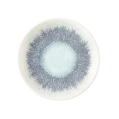 CHURCHILL Assiette coupe plate rond Aquamarine porcelaine vitrifiée Ø 16,5 cm Fusion