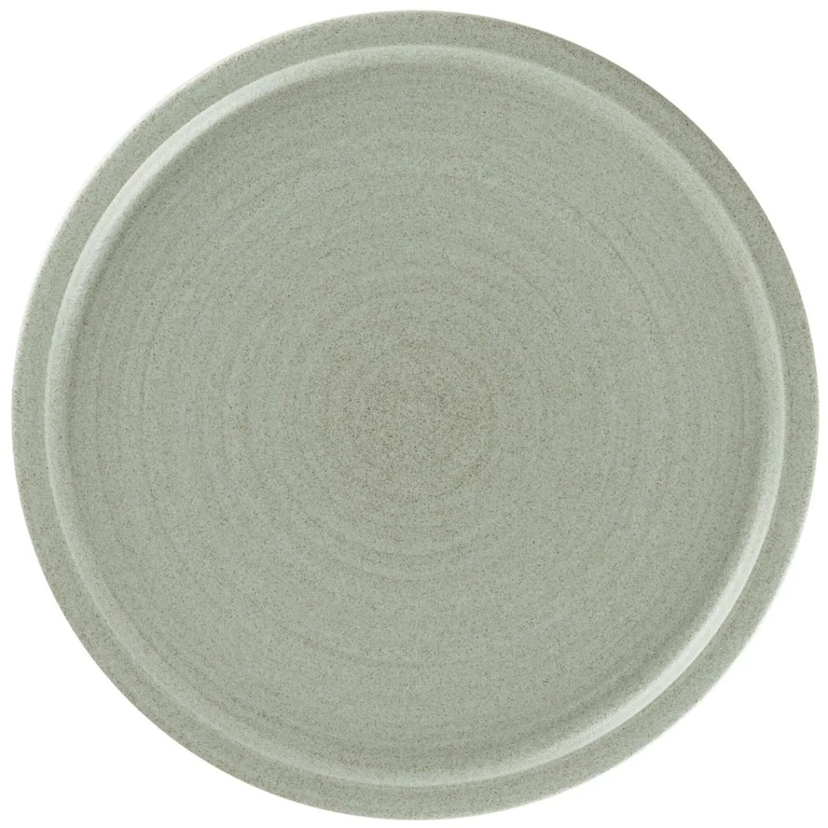 Assiette coupe plate rond Aqua Green porcelaine vitrifiée Ø 20,4 cm Selva - RAK Discount