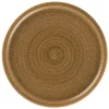 Assiette coupe plate rond Autumn Brown porcelaine vitrifiée Ø 20,4 cm Selva - RAK Online