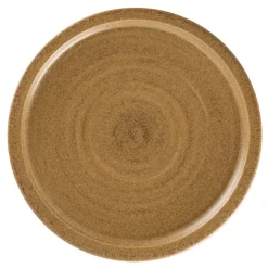 RAK Assiette coupe plate rond Autumn Brown porcelaine vitrifiée Ø 16,2 cm Selva Outlet