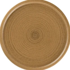 RAK Assiette coupe plate rond Autumn Brown porcelaine vitrifiée Ø 23,8 cm Selva Outlet