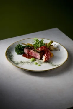 Assiette coupe plate rond barley white porcelaine vitrifiée Ø 28,8 cm Spice - CHURCHILL New