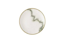Assiette coupe plate rond barley white porcelaine vitrifiée Ø 21,7 cm Spice - CHURCHILL Online