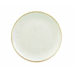 Assiette coupe plate rond barley white porcelaine vitrifiée Ø 28,8 cm Stonecast Barley - CHURCHILL