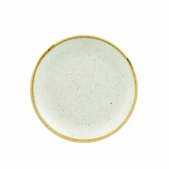 Assiette coupe plate rond barley white porcelaine vitrifiée Ø 21,7 cm Stonecast Barley - CHURCHILL Outlet