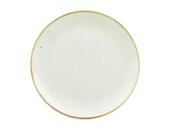 CHURCHILL Assiette coupe plate rond barley white porcelaine vitrifiée Ø 27 cm Evolve Stonecast New