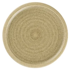 RAK Assiette coupe plate rond beige porcelaine vitrifiée Ø 16,2 cm Selva Discount