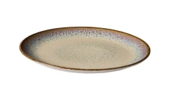 ACCOLADE Assiette coupe plate rond beige porcelaine Ø 21 cm Savanna Outlet