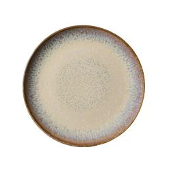 ACCOLADE Assiette coupe plate rond beige porcelaine Ø 21 cm Savanna Outlet