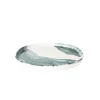 Assiette coupe plate rond Black porcelaine vitrifiée Ø 21 cm Tide - CHURCHILL Outlet