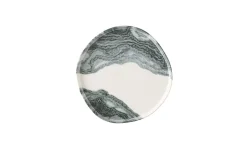 CHURCHILL Assiette coupe plate rond Black porcelaine vitrifiée Ø 26 cm Tide Best