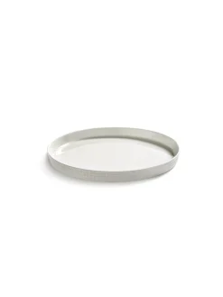 Assiette coupe plate rond blanc porcelaine bone china Ø 20 cm Nido - SERAX Clearance