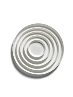 SERAX Assiette coupe plate rond blanc porcelaine bone china Ø 8 cm Nido Clearance