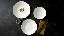 ACCOLADE Assiette coupe plate rond blanc porcelaine Ø 28 cm Gusto Best