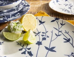 Assiette coupe plate rond blanc porcelaine Ø 20 cm Flora - ESSENTIALS COLLECTION Best