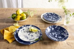 Assiette coupe plate rond blanc porcelaine Ø 26 cm Flora - ESSENTIALS COLLECTION Sale