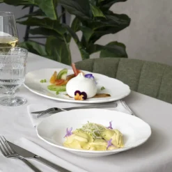 Assiette coupe plate rond blanc porcelaine Ø 26,8 cm Sérafine - PRO.MUNDI Sale