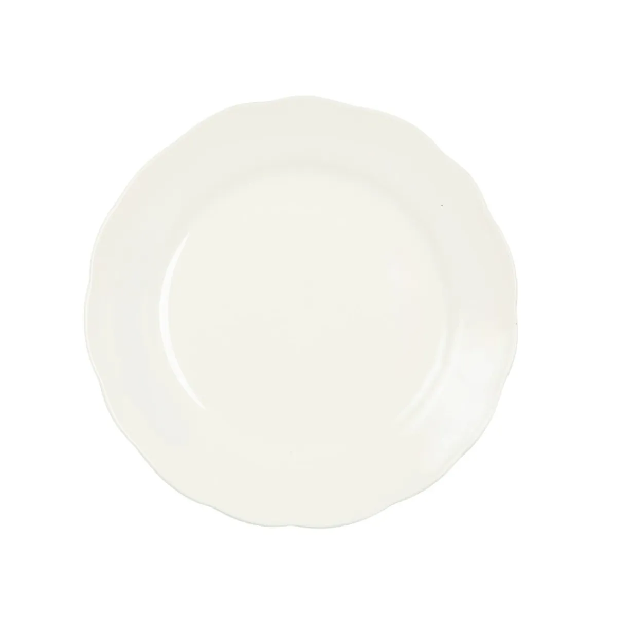 Assiette coupe plate rond blanc porcelaine Ø 26,8 cm Sérafine - PRO.MUNDI Sale