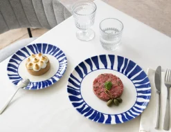 Assiette coupe plate rond blanc porcelaine Ø 20 cm Zebra - ESSENTIALS COLLECTION New