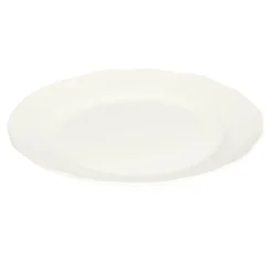PRO.MUNDI Assiette coupe plate rond blanc porcelaine Ø 24,2 cm Sérafine Online