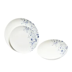ESSENTIALS COLLECTION Assiette coupe plate rond blanc porcelaine Ø 20 cm Corfu Clearance