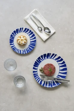 ESSENTIALS COLLECTION Assiette coupe plate rond blanc porcelaine Ø 26 cm Zebra Sale