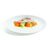 LUMINARC Assiette coupe plate rond blanc verre opal Ø 25 cm Diwali Outlet