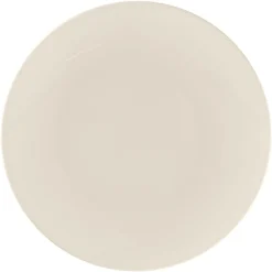Assiette coupe plate rond blanc porcelaine bone china Ø 23 cm Bravura - RAK New