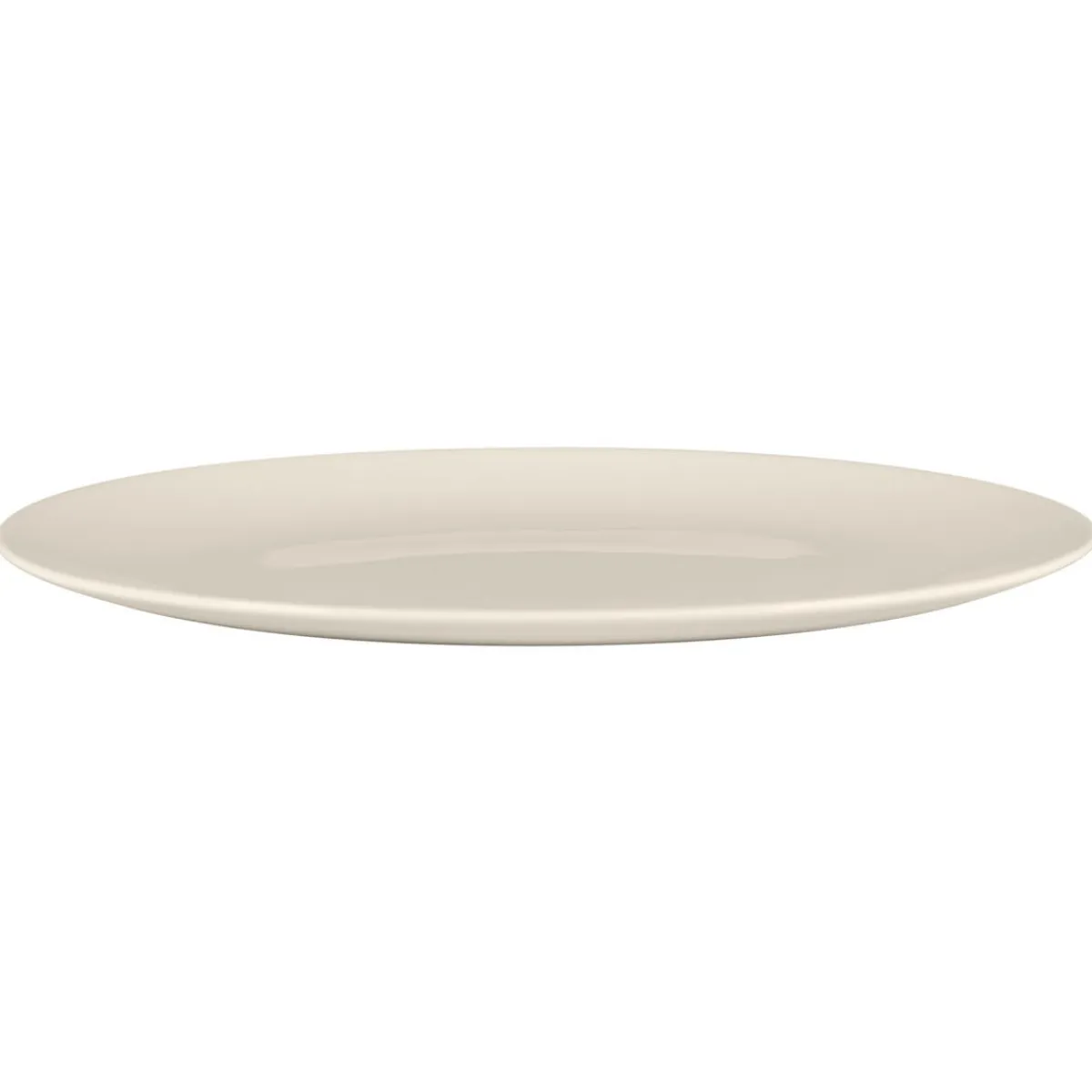 Assiette coupe plate rond blanc porcelaine bone china Ø 23 cm Bravura - RAK New