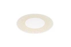 Assiette coupe plate rond blanc porcelaine Ø 32 cm Couronne - DEGRENNE Outlet