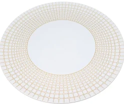 Assiette coupe plate rond blanc porcelaine Ø 32 cm  Couronne - DEGRENNE Outlet