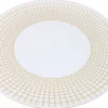 Assiette coupe plate rond blanc porcelaine Ø 29 cm  Couronne - DEGRENNE Hot