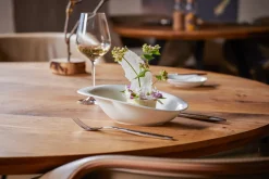 RAK Assiette coupe plate rond blanc porcelaine bone china 28,8x27,1 cm Pose Hot