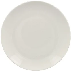 Assiette coupe plate rond blanc porcelaine vitrifiée Ø 17,9 cm Vintage - RAK