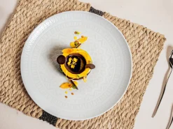 Assiette coupe plate rond blanc porcelaine Ø 21 cm Céleste - RAK Clearance